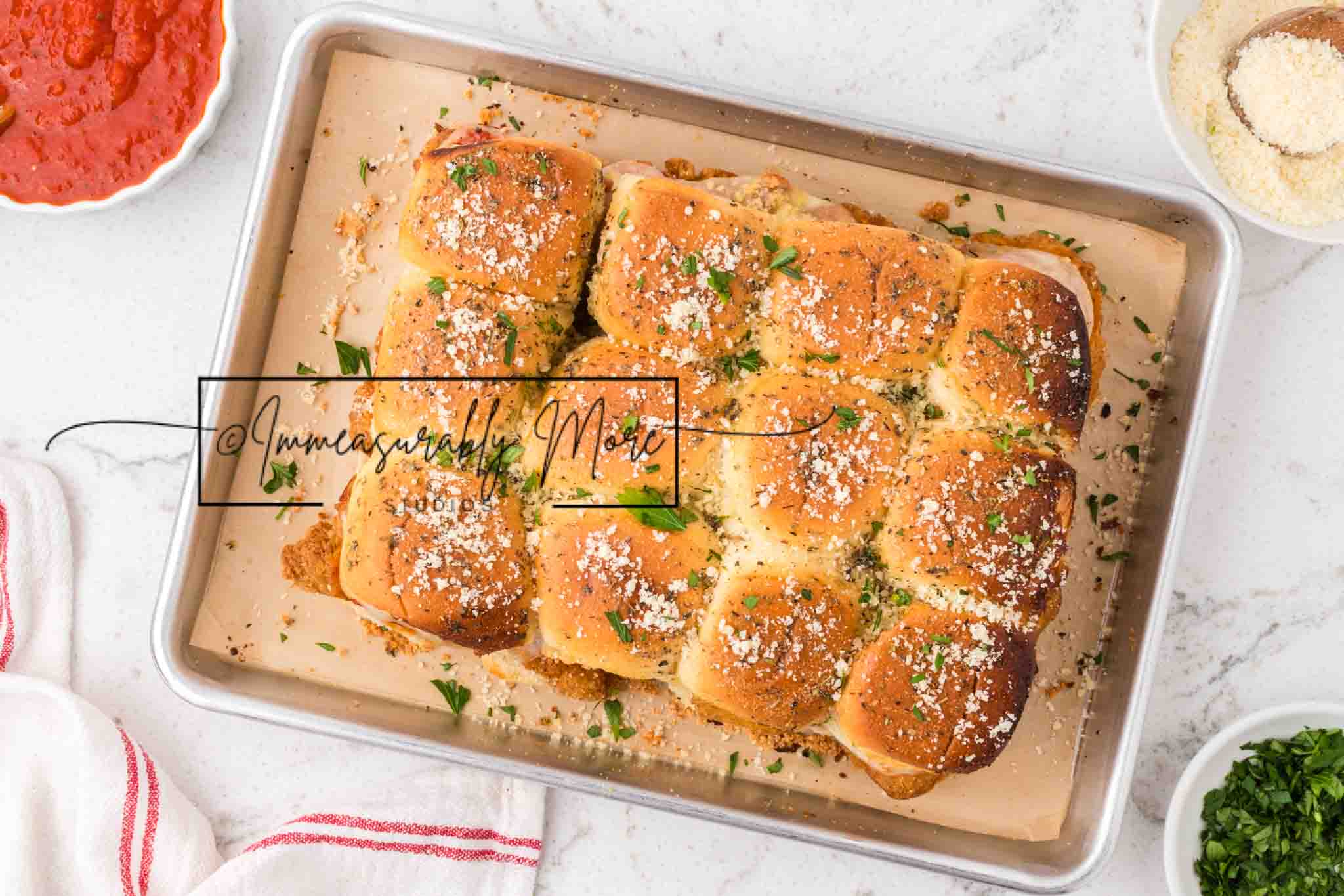 CHICKEN PARMESAN SLIDERS EXCLUSIVE!!!