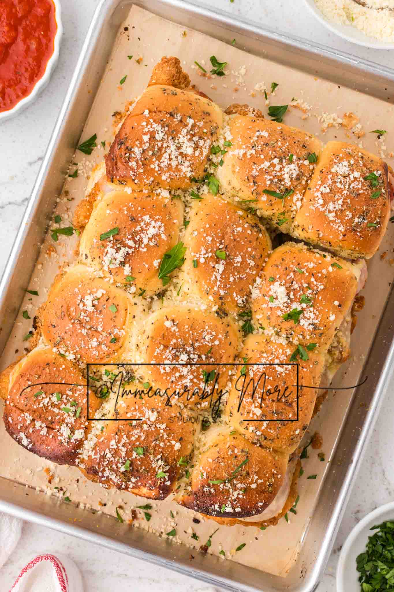 CHICKEN PARMESAN SLIDERS EXCLUSIVE!!!