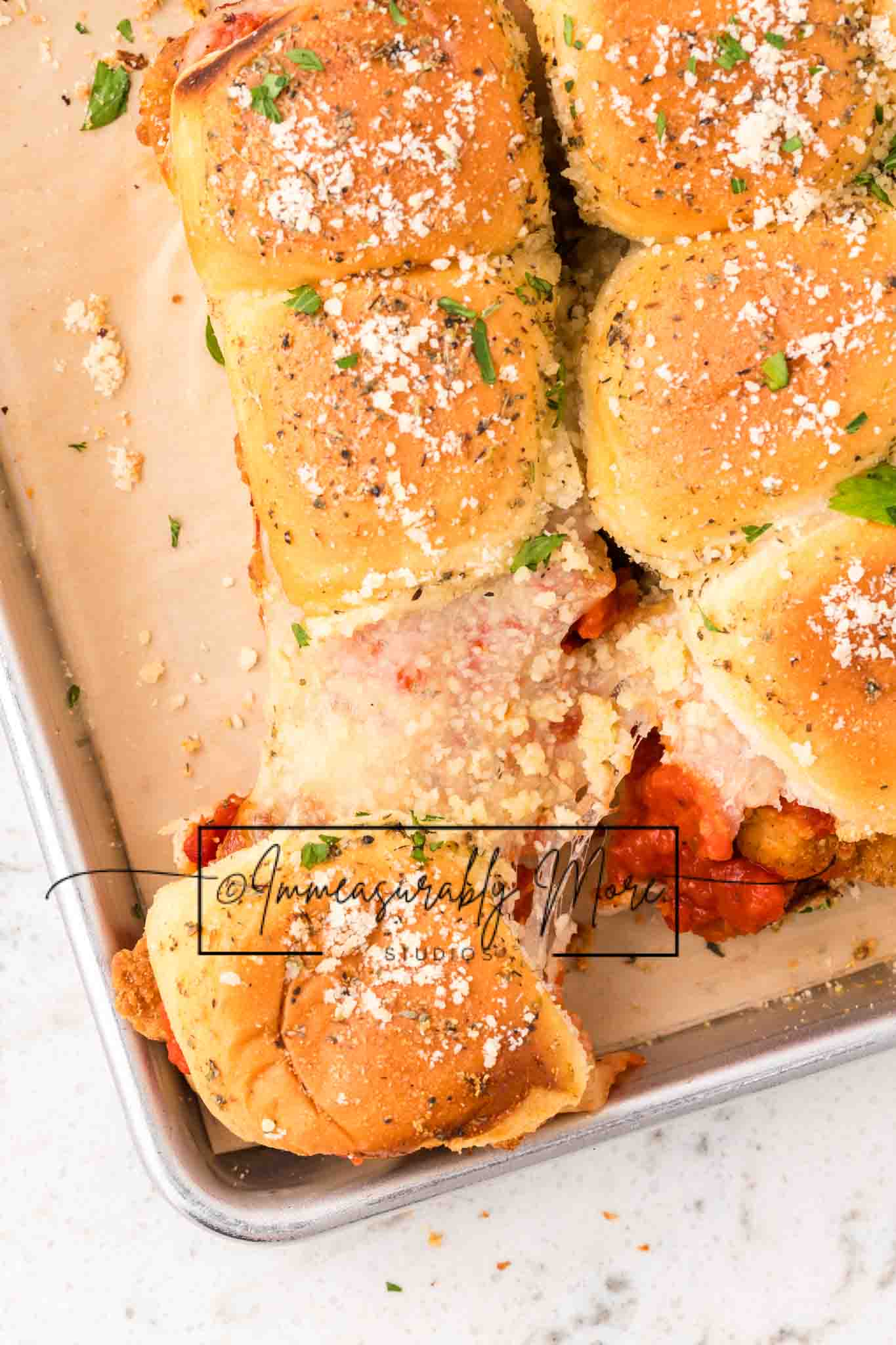 CHICKEN PARMESAN SLIDERS EXCLUSIVE!!!