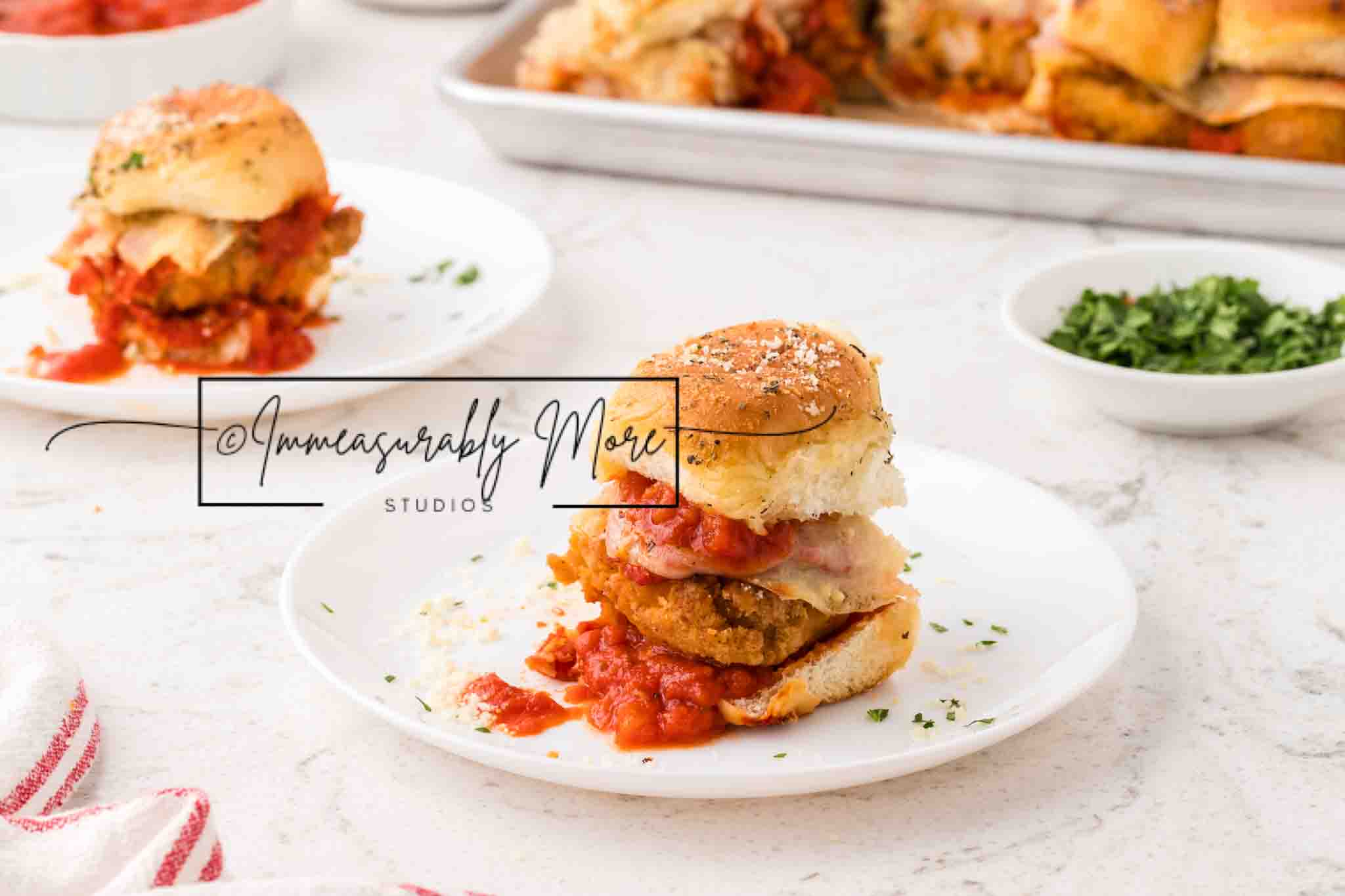 CHICKEN PARMESAN SLIDERS EXCLUSIVE!!!