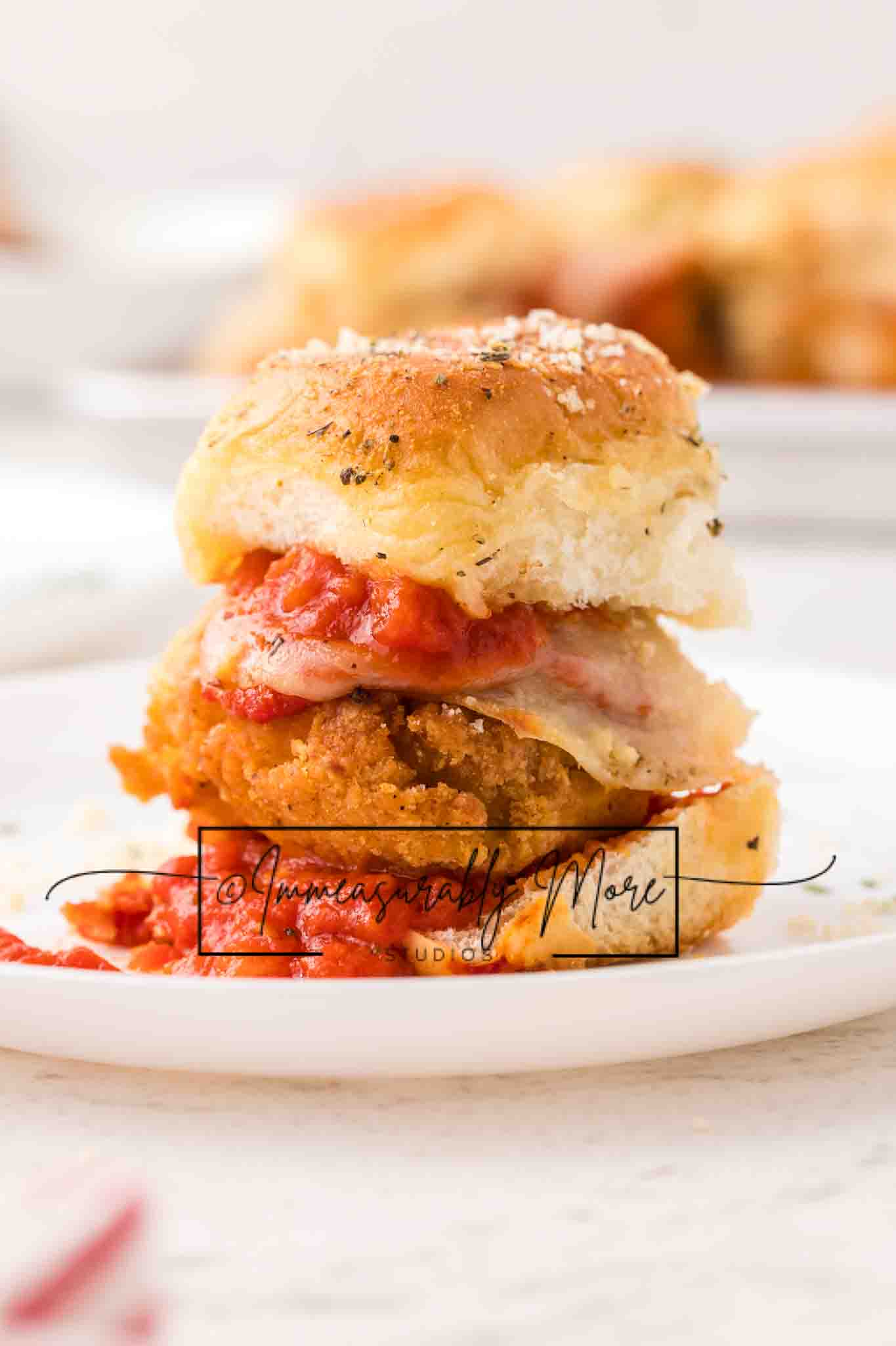 CHICKEN PARMESAN SLIDERS EXCLUSIVE!!!