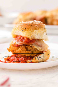 CHICKEN PARMESAN SLIDERS EXCLUSIVE!!!