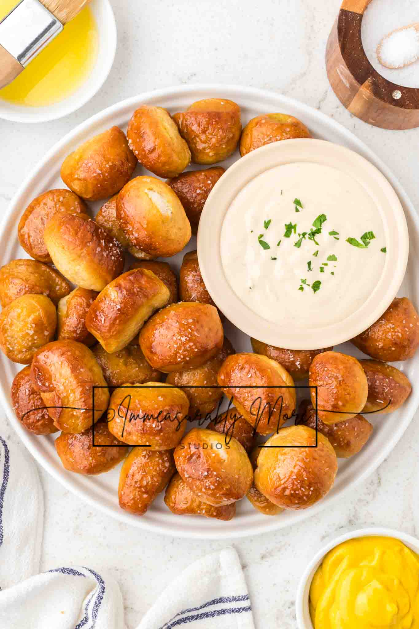 PIZZA DOUGH PRETZEL BITES EXCLUSIVE!!!