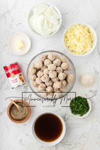 SLOW COOKER FRENCH ONION MEATBALLS EXCLUSIVE!!!