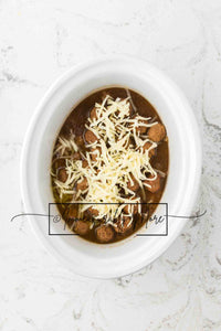 SLOW COOKER FRENCH ONION MEATBALLS EXCLUSIVE!!!