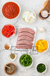 SLOW COOKER SAUSAGE AND PEPPERS EXCLUSIVE!!!