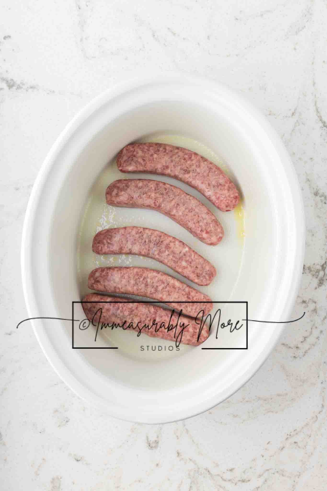 SLOW COOKER SAUSAGE AND PEPPERS EXCLUSIVE!!!