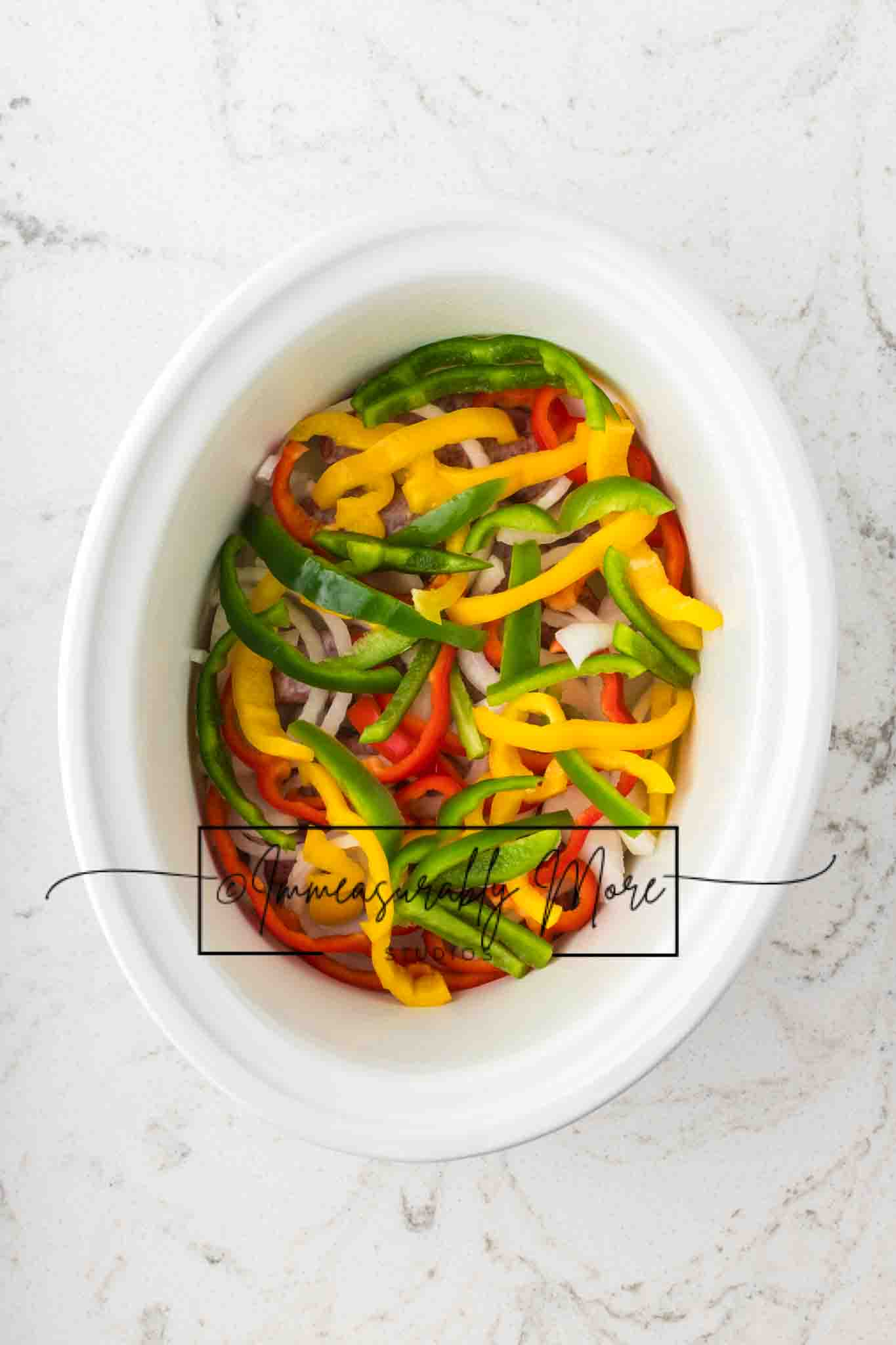 SLOW COOKER SAUSAGE AND PEPPERS EXCLUSIVE!!!