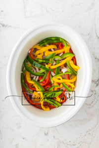 SLOW COOKER SAUSAGE AND PEPPERS EXCLUSIVE!!!