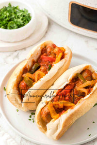 SLOW COOKER SAUSAGE AND PEPPERS EXCLUSIVE!!!